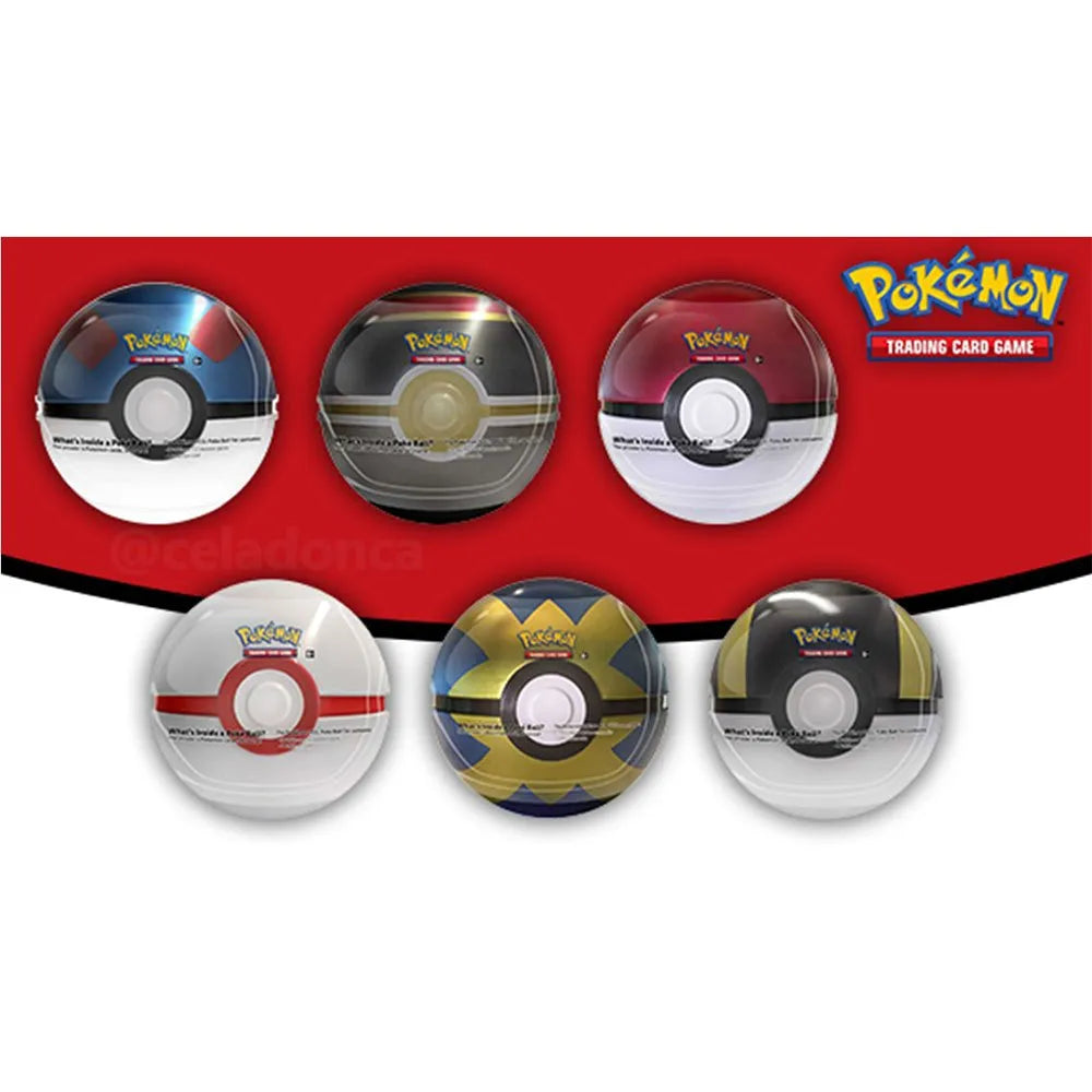 Pokemon TCG Poke Ball Tin (L25) - Styles Vary - Factory Sealed
