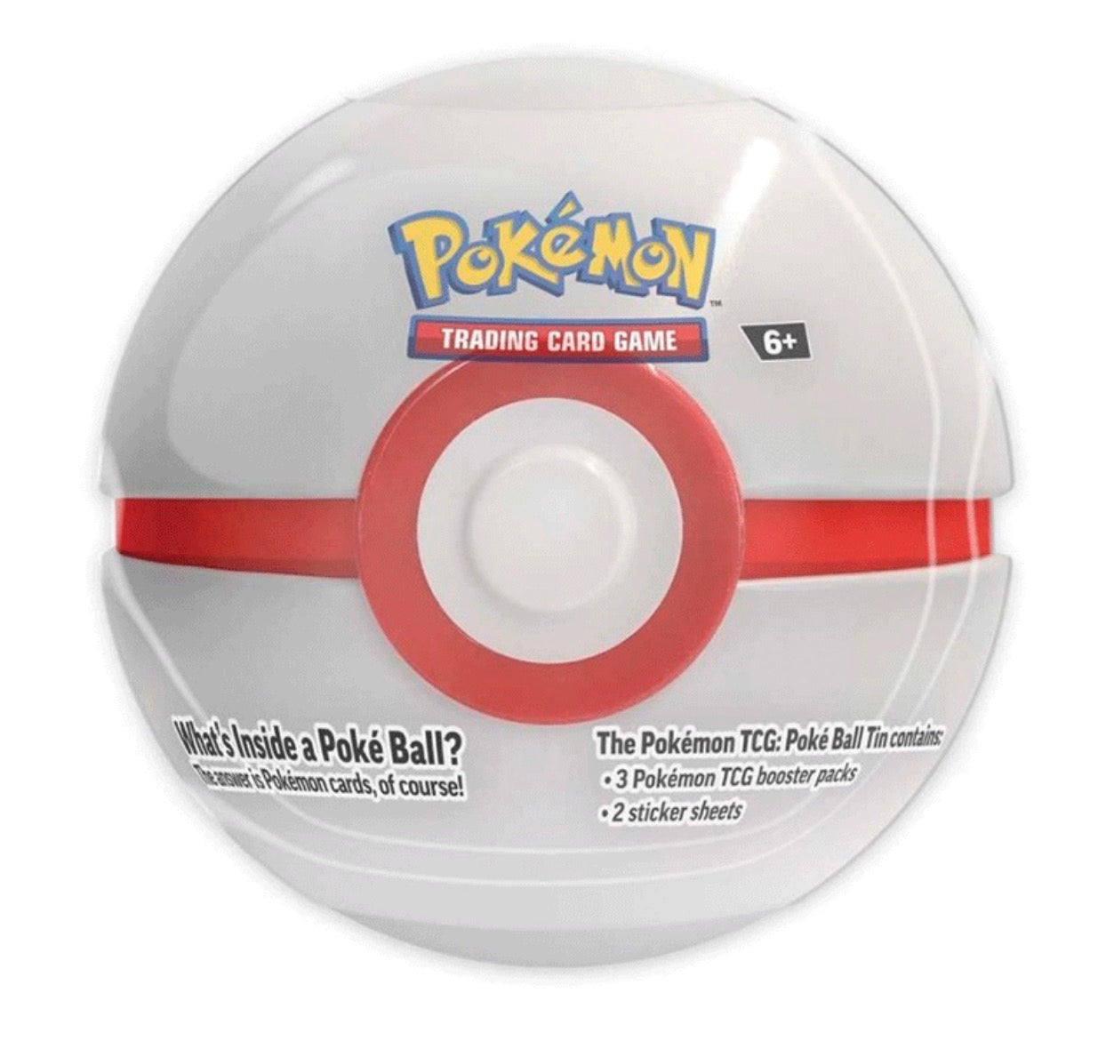 Pokemon TCG Poke Ball Tin (L25) - Styles Vary - Factory Sealed