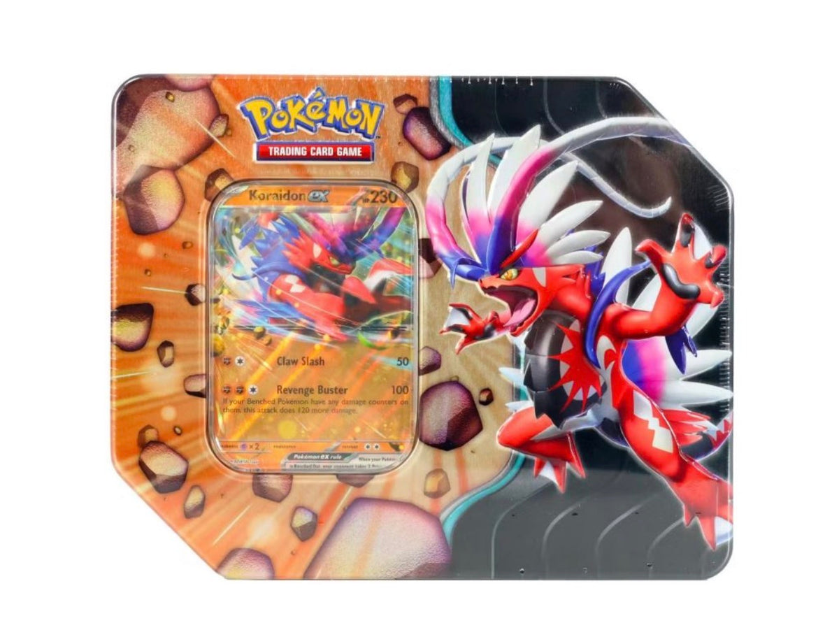 Pokemon TCG Slashing Legends Tin - Koraidon ex (Sealed)