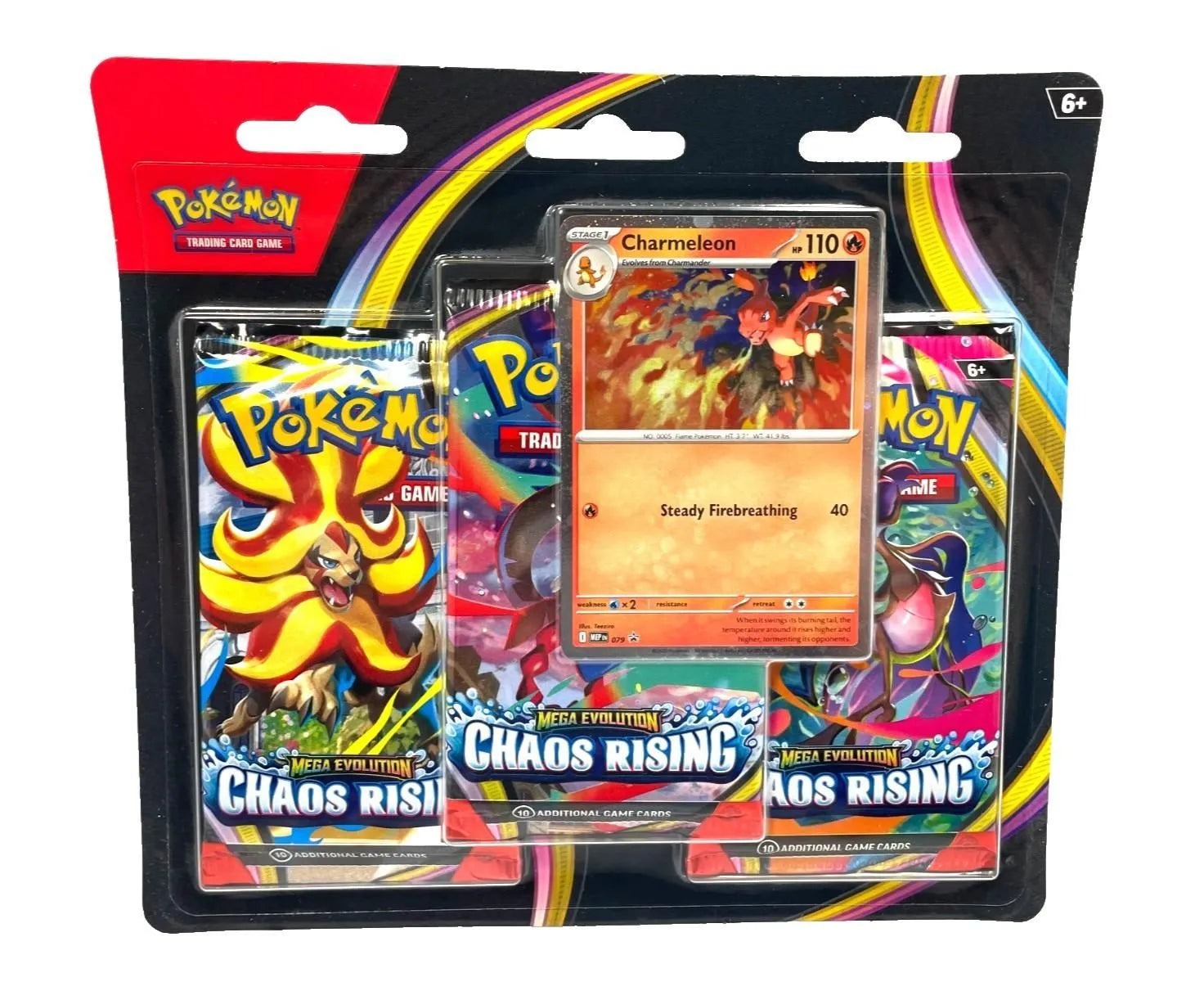 Pokemon Chaos Rising 3-Pack Blister 1