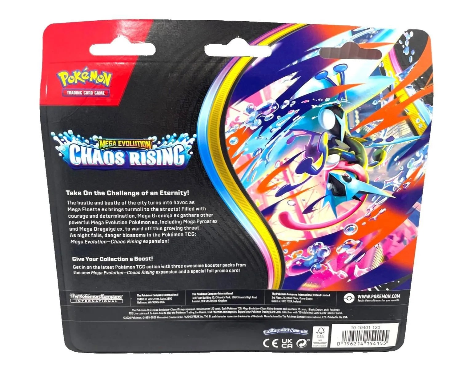 Pokemon Chaos Rising 3-Pack Blister 2